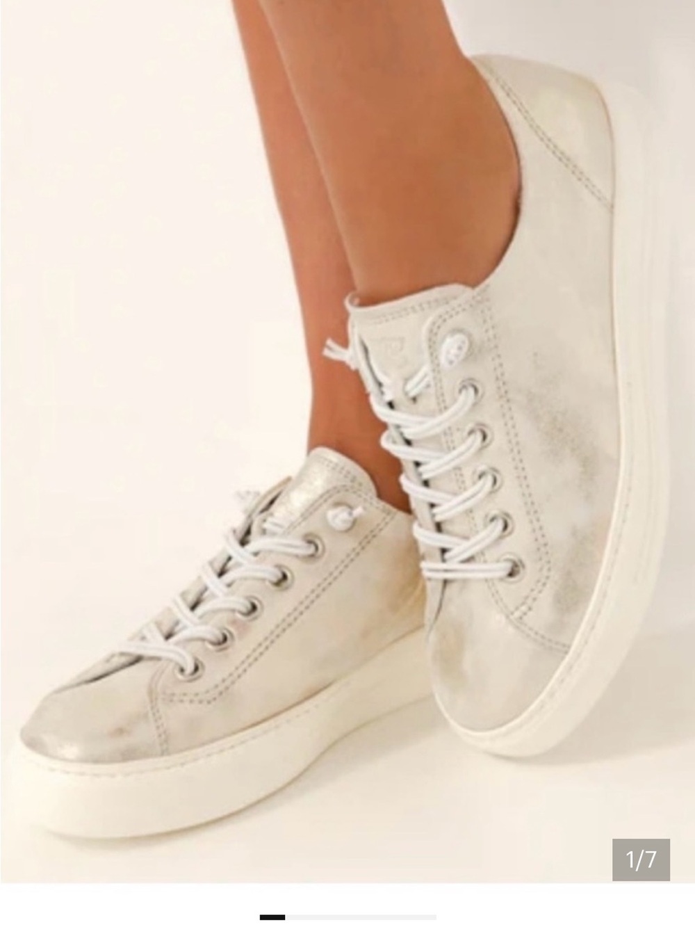 PAUL GREEN HADLEY SNEAKER
$378 UK 5 US 7.5 gently used
Mineral Metallic Suede